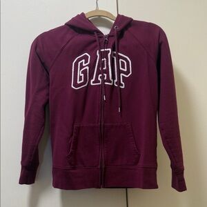 GAP Kids Maroon Hoodie Jacket